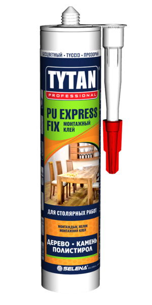 Полиуретановый монтажный клей Tytan Professional PU Express Fix, 290 мл